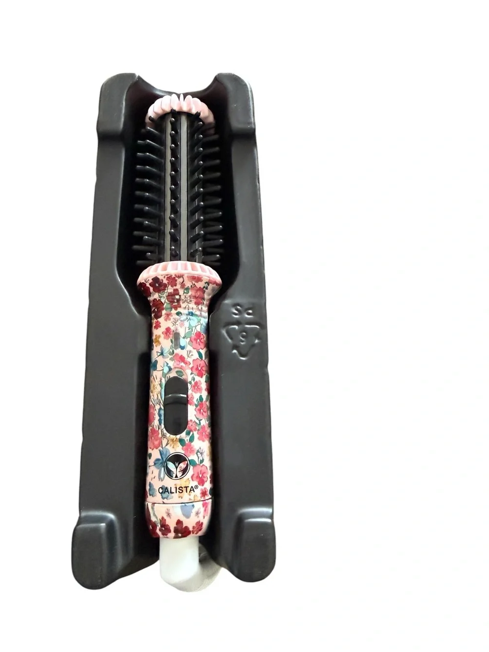 Calista Floral GogoMini Round Hair Brush - Pink Floral